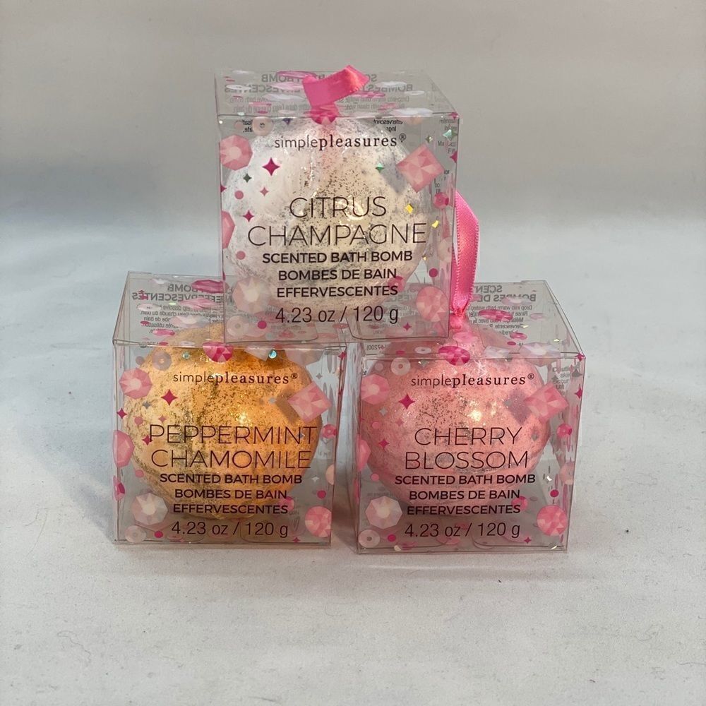 3 new bath bombs 